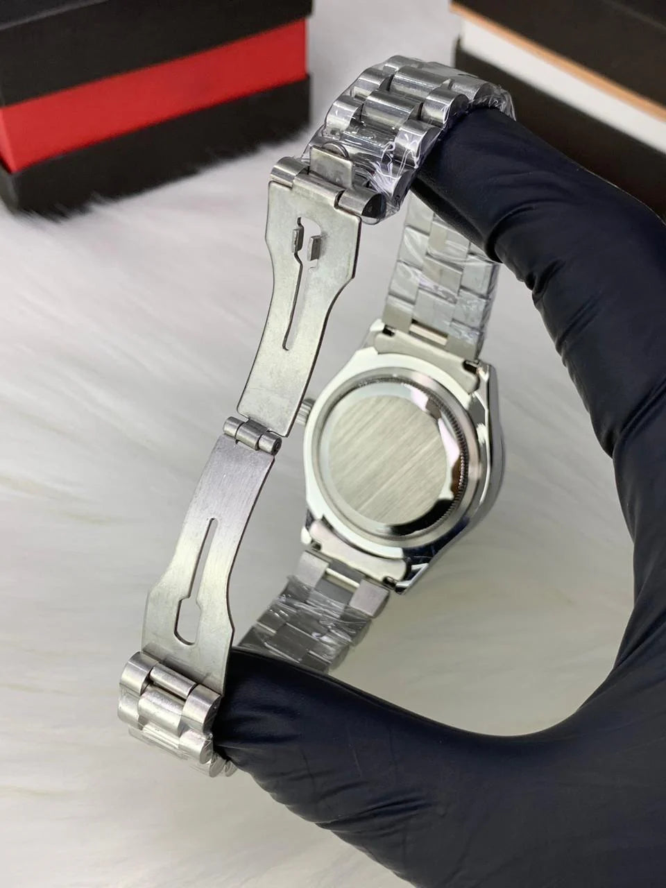 rolex watch|Black Arbic Dial Watch