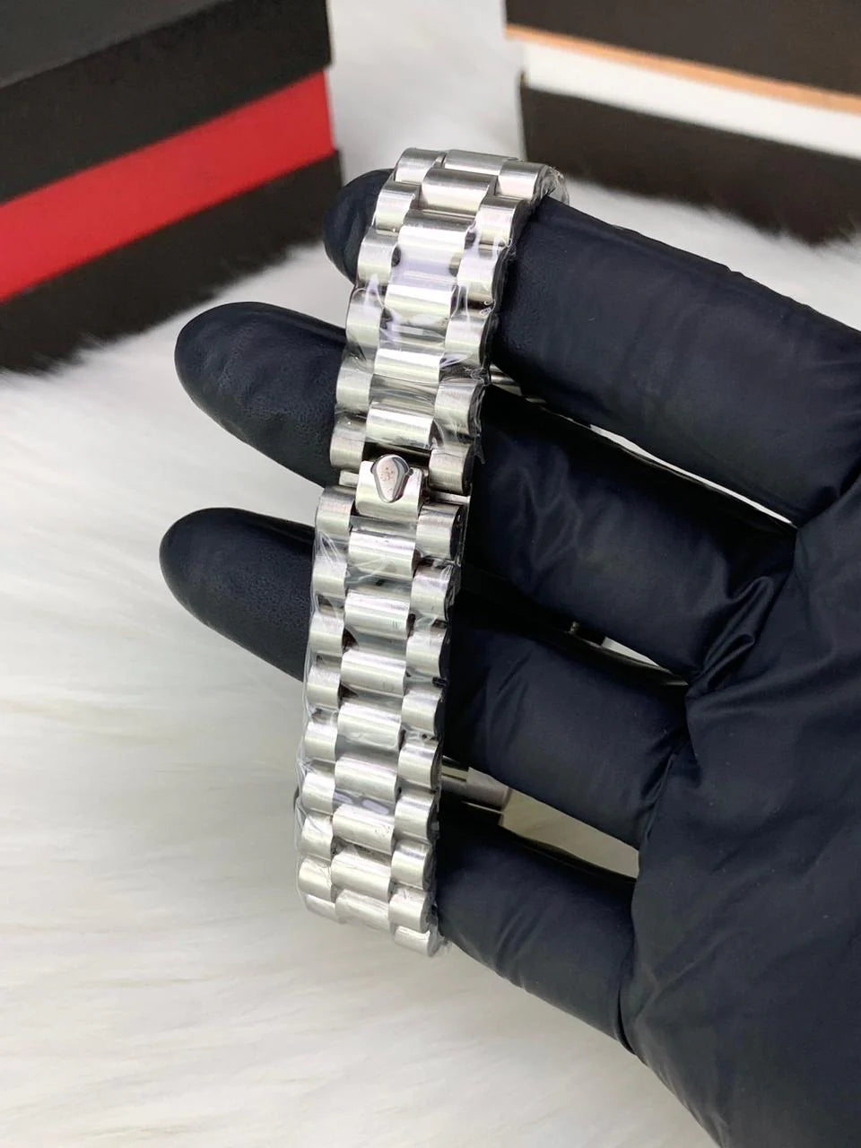 rolex watch|Black Arbic Dial Watch