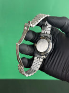 ROLEX-Silver Diamond Dial Luxury Watch