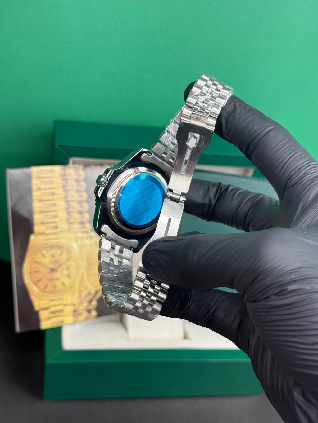 Rolex-GMT Master II ( BLUE AND BLACK DIAL )