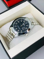 Rolex watch|Blue Arbic Dial Watch Date Style Watch |