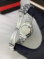 rolex watch|Blue Arbic Dial Watch Date Style Watch|