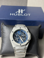 HUBLOT WATCH DIAMOND CUT-BLUE DIAL