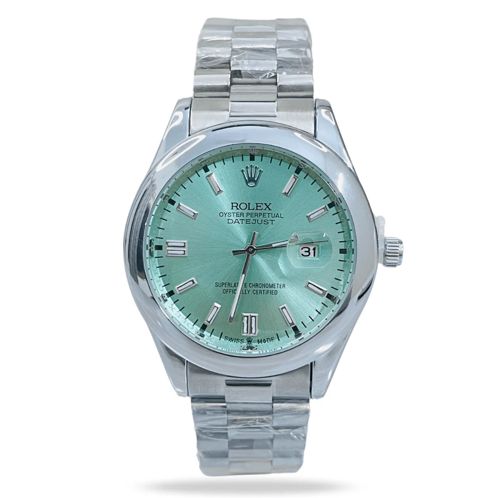 ROLEX Oyster - Stainless Steel - Sea Green